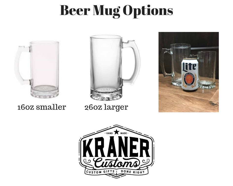 Firefighter beer mug